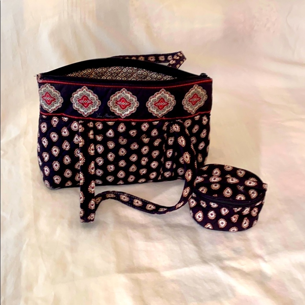 Vera Bradley Shoulder Bag with Small Zippered Case